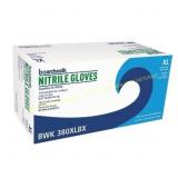 Nitrile Gloves X-Large Blue 4 mil 380XLCTA