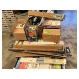 Lightning, books, hardware