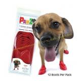 PawZ Red Dog Boots Small and X-Small