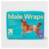Male Wrap Dog Diapers - 24ct - L/XL