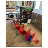 Earthquake earth auger