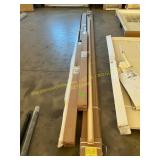 Wooden railing trim,