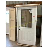 36 in entry door