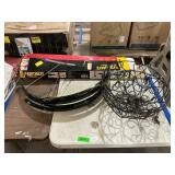 Wagner paint mate, iron planters, bike fenders