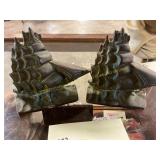 Cast Iron Ship Bookends