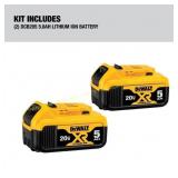 DEWALT 20V MAX Battery Starter Kit, 5.0Ah