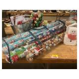 Snowman. Ornaments, Wrapping Paper