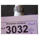 simulated diamond ring size 5