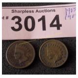 1905  1906  Indian head pennies