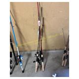 Fishing poles and reels