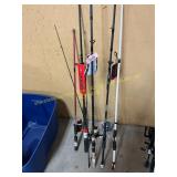 Fishing poles and reels