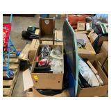 Golf clubs, home decor, surf board