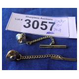 2 vintage tie tacks