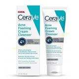 CeraVe Acne Foaming Cream Cleanser, 4%