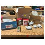 Tea Set, Hallmark Ornaments, Miscellaneous