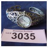 vintage fancy silver watch
