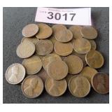 bag of pre 1920 wheat pennies
