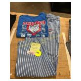 Cubs PJ Pants + Championship T Size Medium