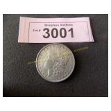 uncirculated 1889 morgan silver dollar