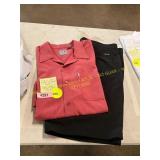 XL Button Up Shirt, Size 40 IZOD Golf Shorts