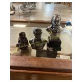 Cast Iron Bust + Figure
