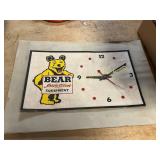 Vintage Crescent Illustration Board/Clock