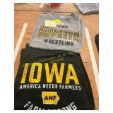 2ct XL Iowa Graphic T s , ANF + IA Wrestling