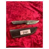 Damascus Knife with Sheath