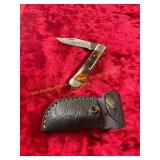 Damascus Knife With Sheath