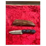 Damascus Knife With Sheath