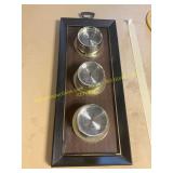 Thermometer/Barometer & Humidity Wall Gauges