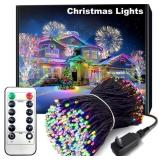 ACAN 100FT Xmas Lights, 300 LED, Remote, IP65