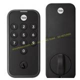 Yale Code Matte Black Electronic Deadbolt