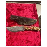 Damascus Knife with Sheath
