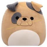 Squishmallows 20-Inch Brown Bulldog Plush