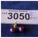 pearl earrings
