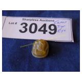 carved cameo tiger eye gem
