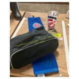 Cubs Golf Shoes, Golf Towel + Tennis Cup