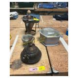 Tea Kettle, Mortar + Pestle, Roaster