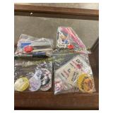 Buttons, Pens, Misc