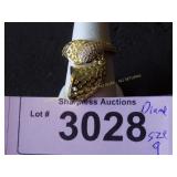 simulated diamond ring size 9