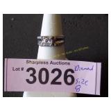 simulated diamond ring size 8