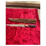 Damascus Knife with Sheath