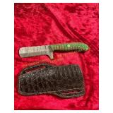Damascus Knife with Sheath