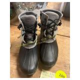 Sperry Duck Boots Size 8M w/Side Zip