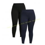 Terra & Sky Women S Plus Size Leggings 2-Pack Terra & Sky Women S Plus Size Leggings 2-Pack