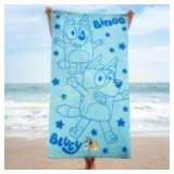 Bluey Beach Oversized Cotton Embroidered Towel Bluey Beach Oversized Cotton Embroidered Towel