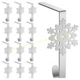 Gisafai 12 Pcs Snowflake Stocking Holders Gisafai 12 Pcs Snowflake Stocking Holders