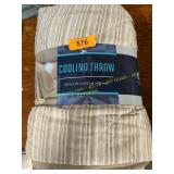 Generic 60x70in Cooling Throw Blanket, Beige Generic 60x70in Cooling Throw Blanket, Beige