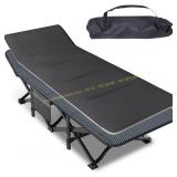 Camping Cot, Folding Bed w/ Cushion, 450 lbs Camping Cot, Folding Bed w/ Cushion, 450 lbs